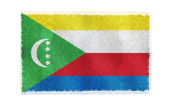 Flag of Comiros on background — Stock Photo, Image