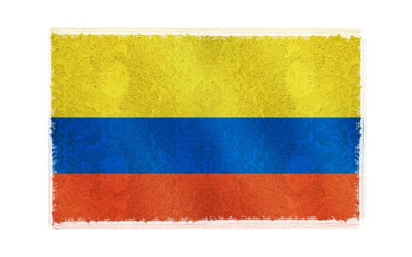 백그라운드에 콜롬비아의 국기 — 스톡 사진