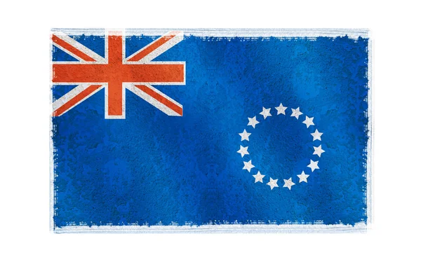 Flag of Cook Island on background — Stock Photo, Image