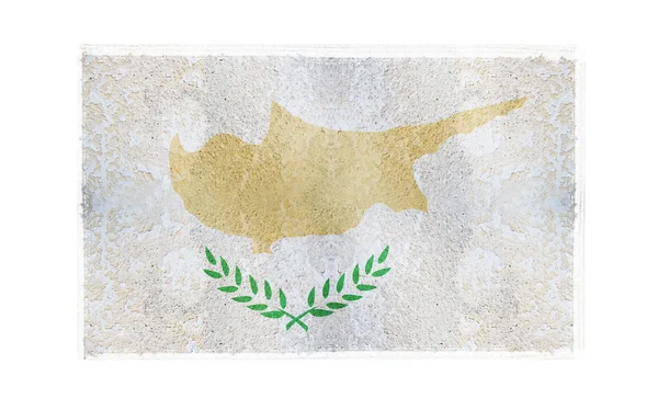 Bandeira de Chipre no fundo — Fotografia de Stock