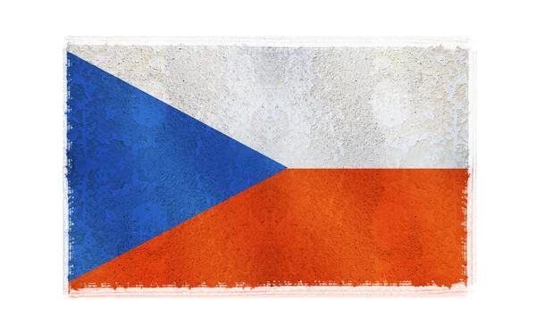 Flaga Czeska na tle — Zdjęcie stockowe