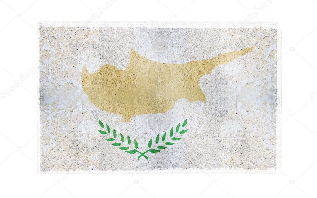Flag of Cyprus on background