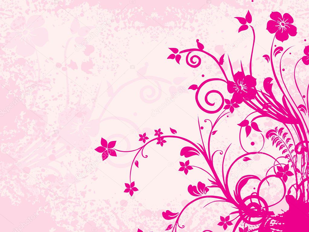 Background with floral design