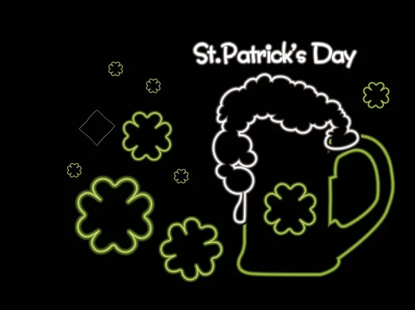Vector illustrtaion for st patrick day — Stock Vector