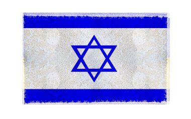 arka planda İsrail bayrağı
