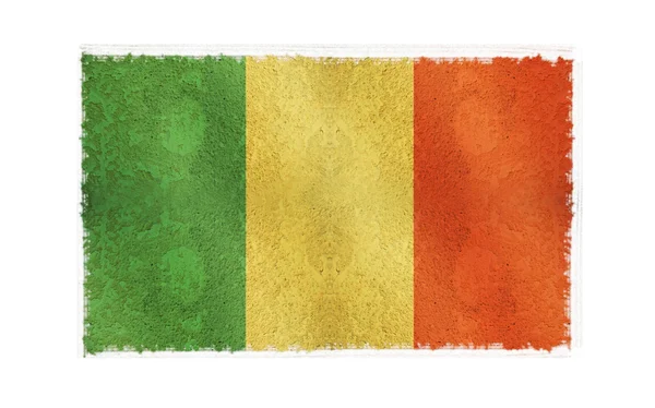 Bandiera del Mali sullo sfondo — Foto Stock