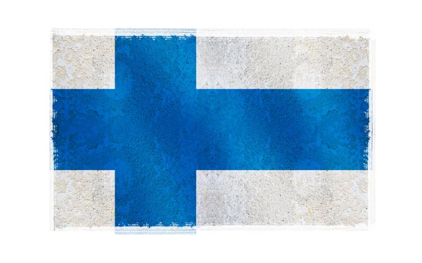 Flagge Finnlands auf dem Hintergrund — Stockfoto