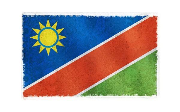 Flag of Nambia on background — Stock Photo, Image