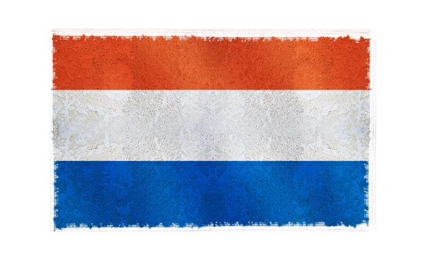 Flagge der Niederlande im Hintergrund — Stockfoto