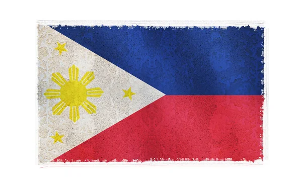 stock image Flag of Philippines on background