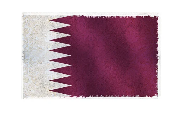 卡塔尔背景上的标志 — 图库照片