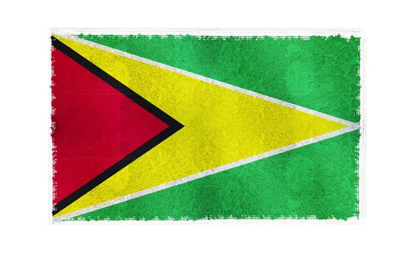 Guyanas flagga på bakgrund — Stockfoto