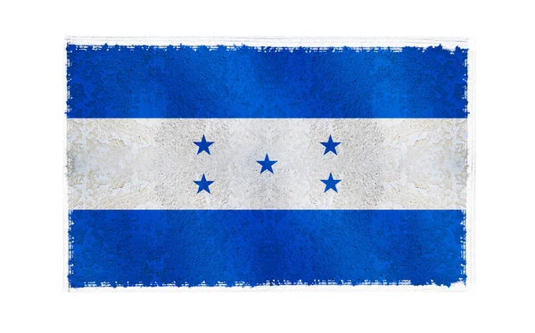Bandeira de Honduras em segundo plano — Fotografia de Stock
