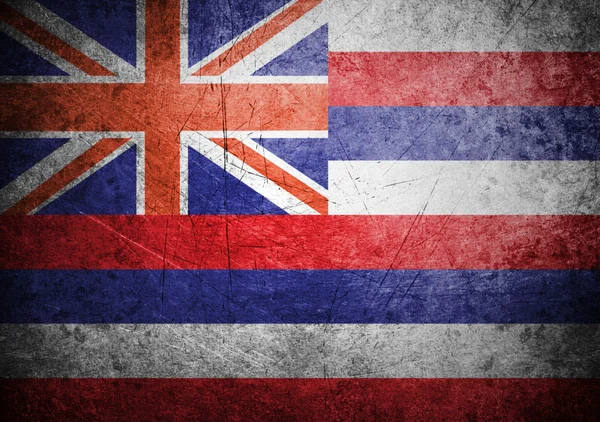 Флаг Гавайев на заднем плане — стоковое фото