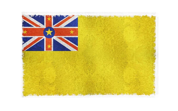 Vlajka niue na pozadí — Stock fotografie