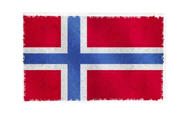 배경에 노르웨이의 국기 — 스톡 사진