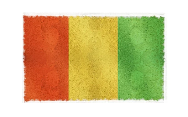 Прапор Гвінеї на тлі — стокове фото