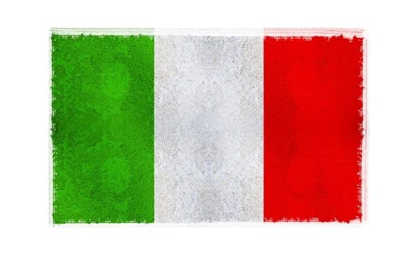 Bandera de Italia en el fondo — Foto de Stock