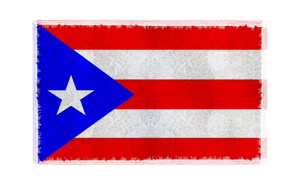 Прапор Пуерто-Ріко на тлі — стокове фото