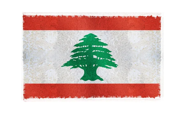 Flag of Lebanon on background — Stock Photo, Image