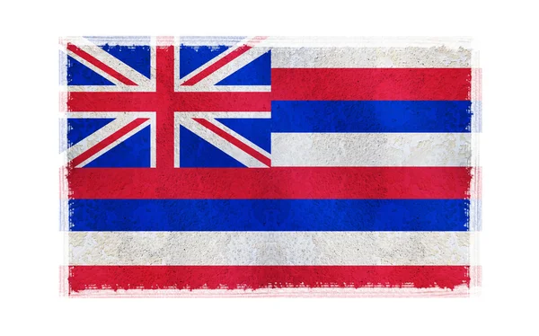 A háttérben a hawaii zászlaja — Stock Fotó