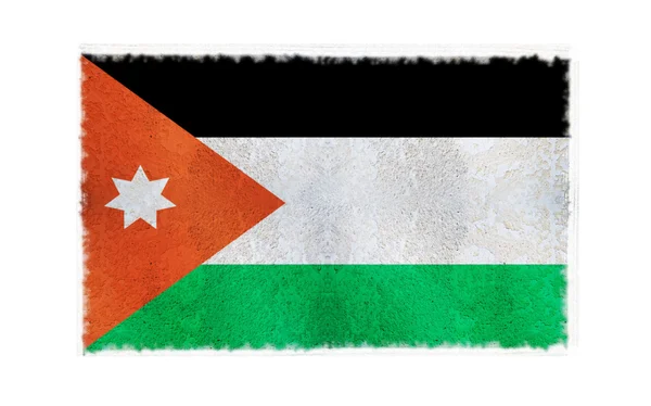 Flag of Jordan on background — Stock Photo, Image
