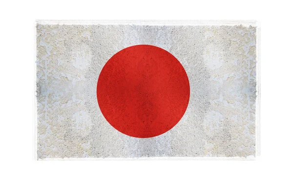 Флаг Японии на заднем плане — стоковое фото