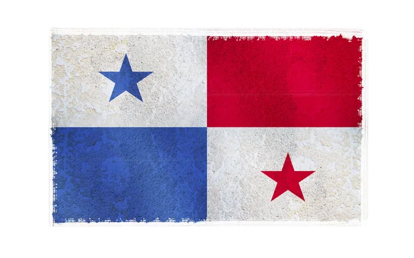 Bandeira do Panamá no fundo — Fotografia de Stock