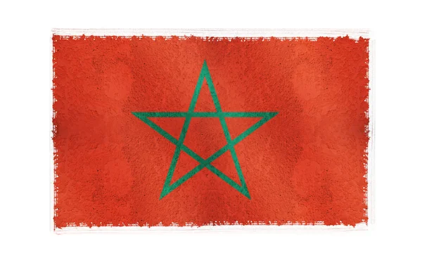 Flagge Marokkos auf Hintergrund — Stockfoto