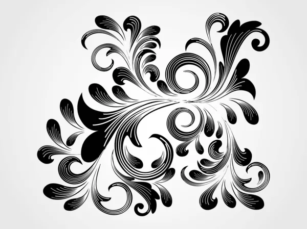 Tatouage design magnifique avec fond — Image vectorielle