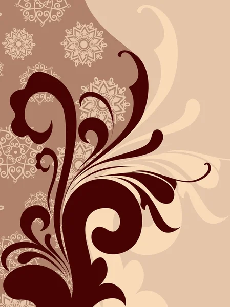 Illustration florale sans couture — Image vectorielle