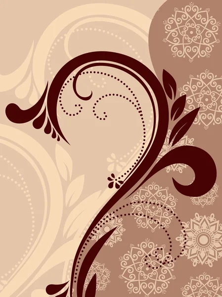 Illustration du fond floral — Image vectorielle