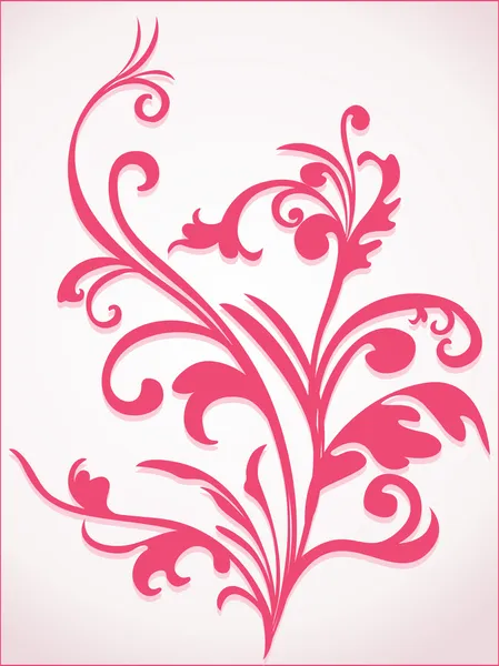 Arrière-plan avec beau floral — Image vectorielle