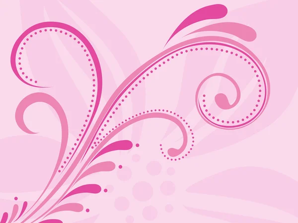 Фон с розовыми цветами — стоковый вектор