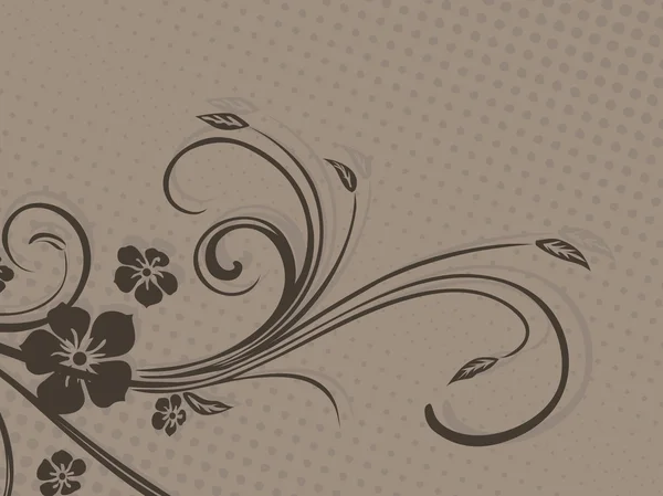 Beau motif floral — Image vectorielle