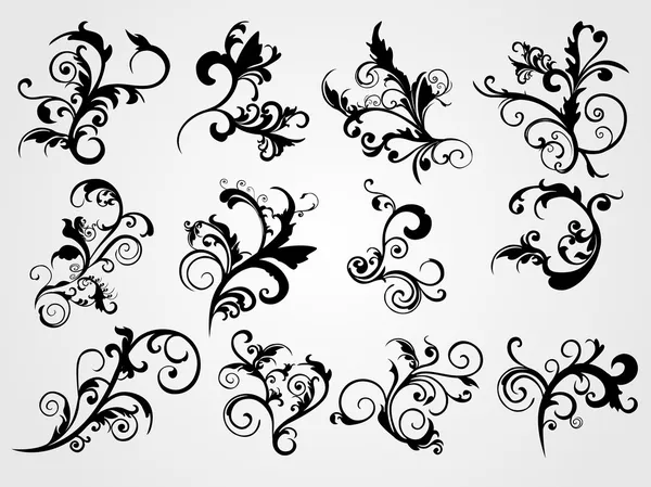 Ensemble de tatouages vectoriels — Image vectorielle