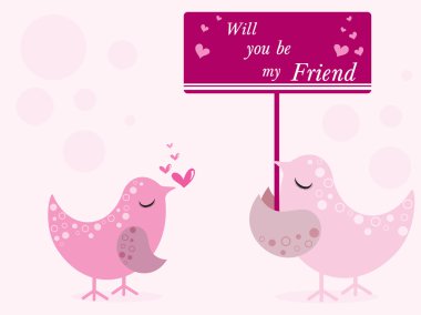 Happy friendship day background clipart