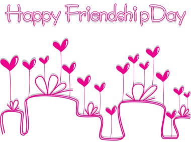 Friendship day background clipart