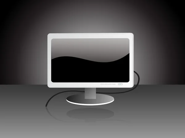 Illustration TV plat — Image vectorielle