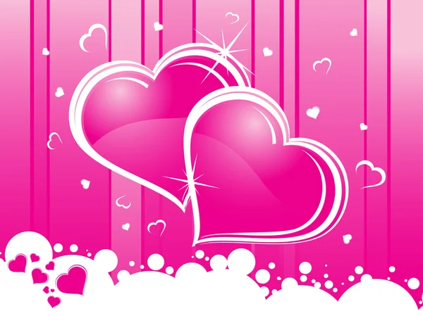 Astratto romantico sfondo rosa — Vettoriale Stock