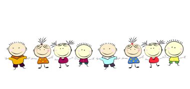 Kappy kids clipart