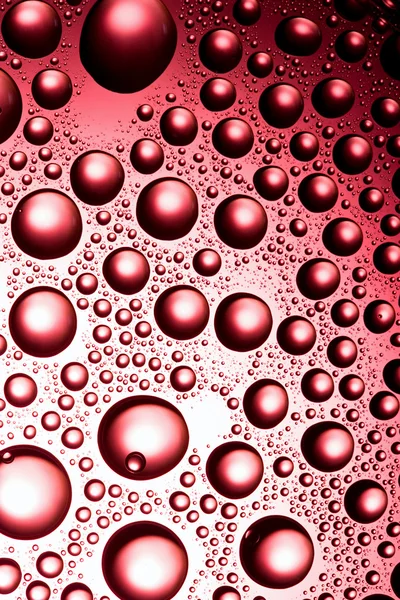 Gotas de agua roja — Foto de Stock