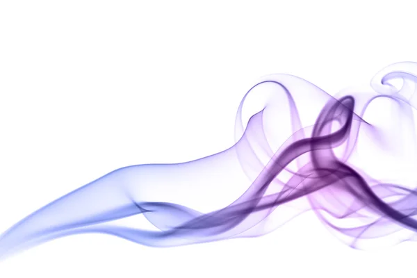 Bunter Rauch isoliert — Stockfoto