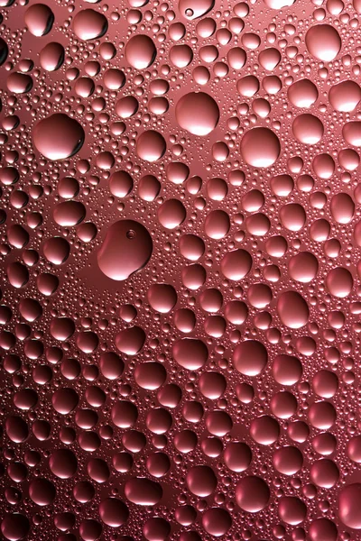 Pink water drops — Stock Photo, Image