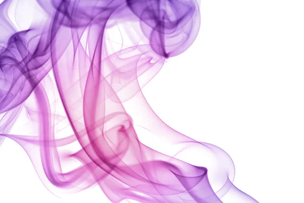 Fumo colorido isolado — Fotografia de Stock