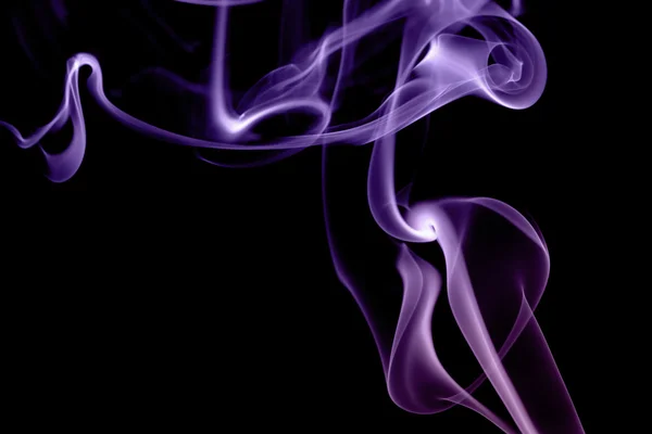 Abstraktní fialová kouře, samostatný — Stock fotografie