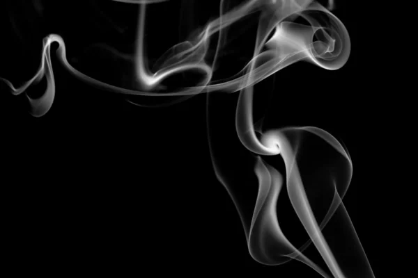 Abstrakter grauer Rauch isoliert — Stockfoto