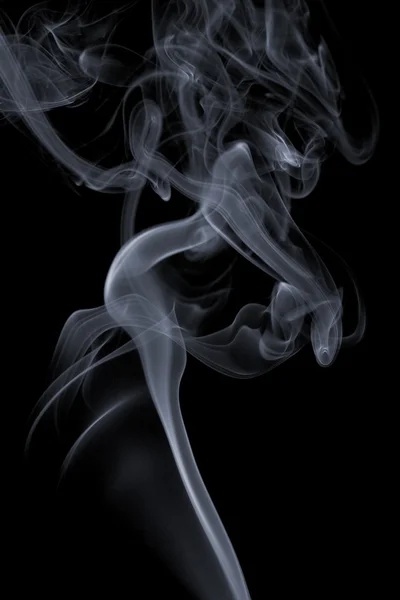 Streszczenie szary dym na białym tle — Zdjęcie stockowe