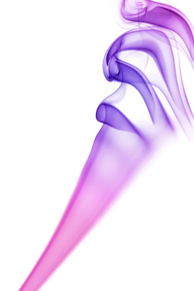 Абстрактный фиолетовый дым изолирован — стоковое фото