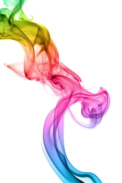 Astratto sfondo fumo arcobaleno — Foto Stock